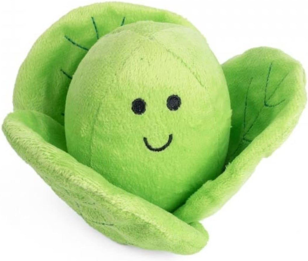 Petface Foodie Faces Fluffy Sprout Dog Toy