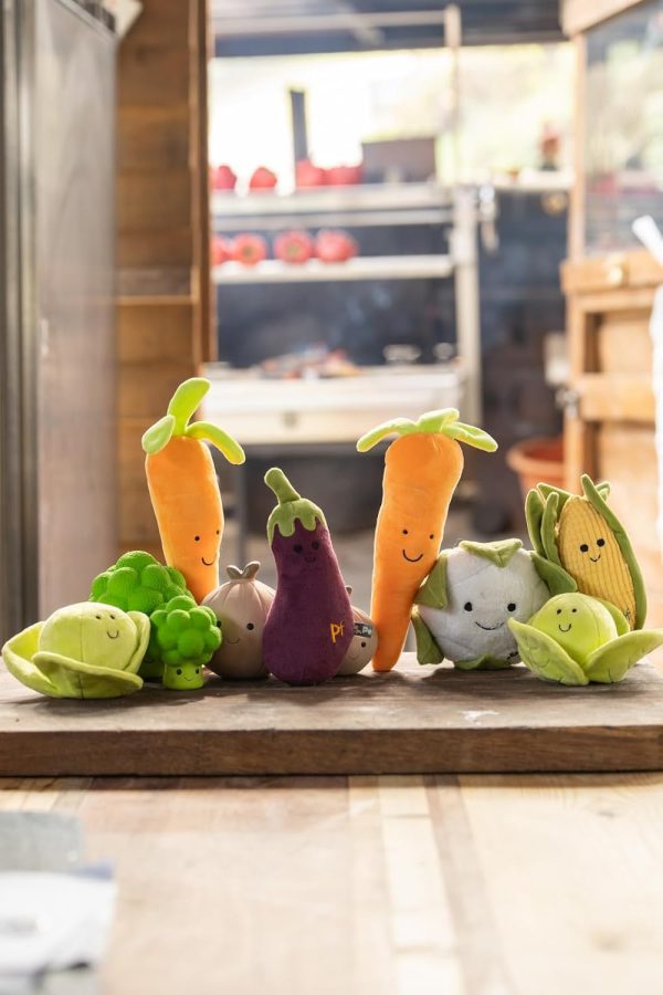 Petface Foodie Faces Fluffy Sprout Dog Toy