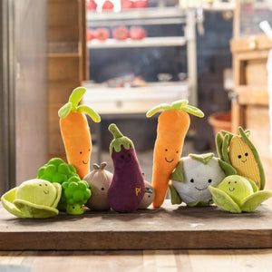 Petface Foodie Faces Fluffy Sprout Dog Toy