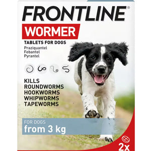 Frontline Wormer Tablets for Dogs - 2 pack