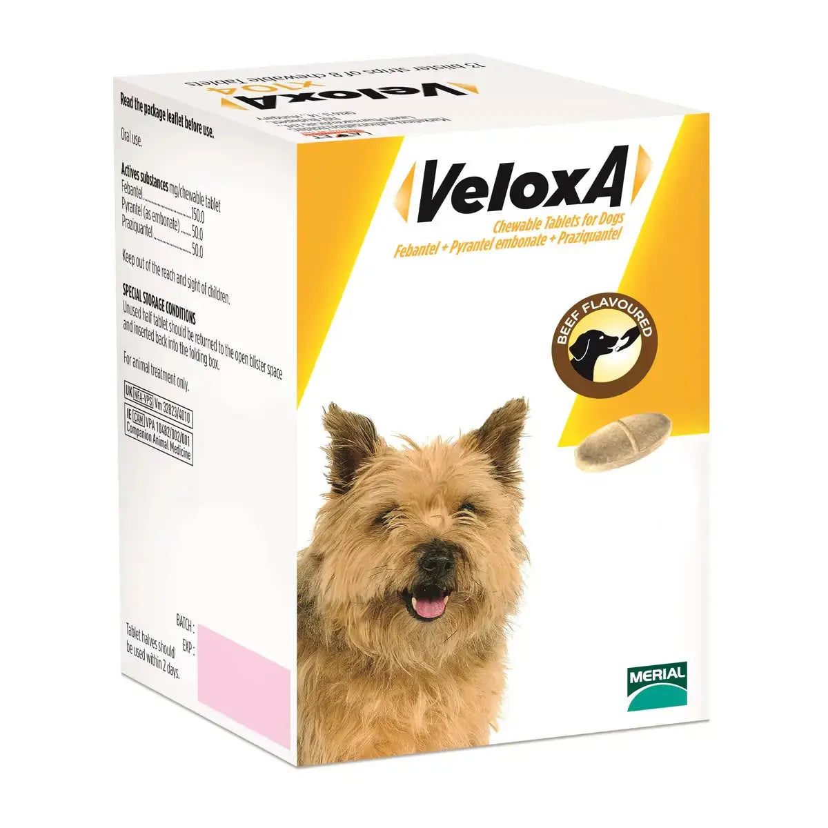 Veloxa Worming Tablets For Small and Medium Dogs - 1 Tablet ASW PET STORE